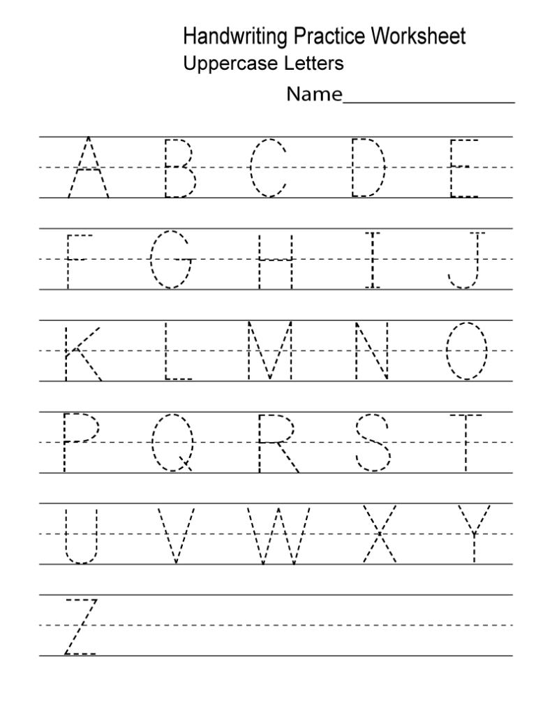 Uppercase Letters Tracing Free Printables TracingLettersWorksheets