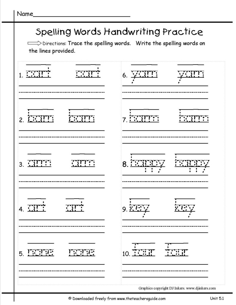 Vocabulary Worksheets For 1st Grade Tripmart