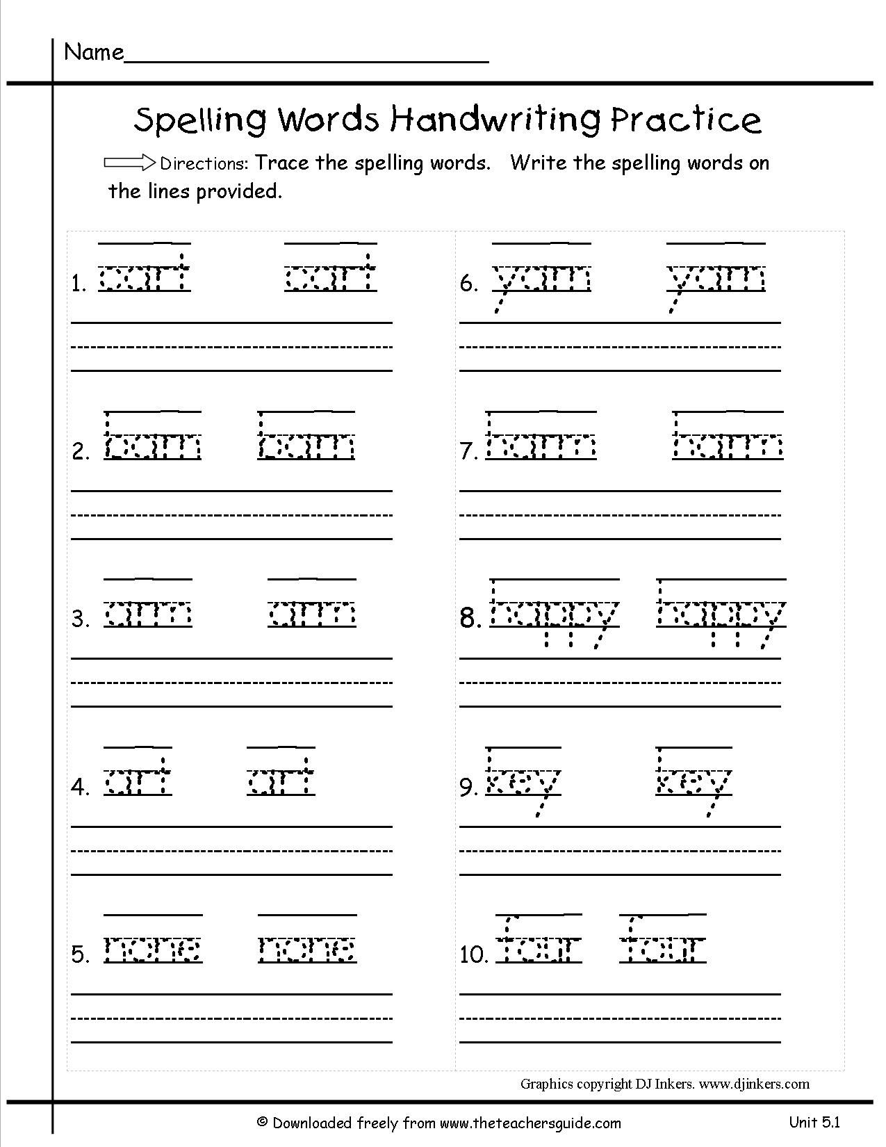 Vocabulary Worksheets For 1st Grade Tripmart