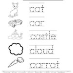 Words That Begin With C Worksheets 99Worksheets