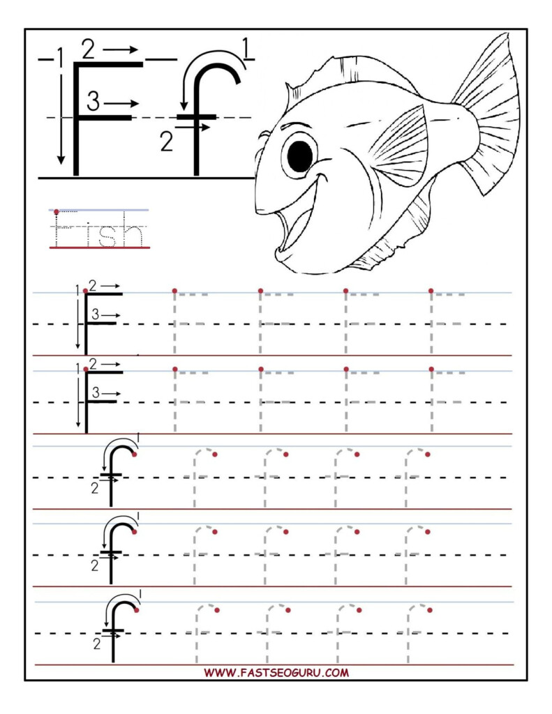 Worksheet Tracing Letter F Dot To Dot Name Tracing Website