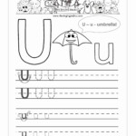 Worksheets For Letter U Kindergarten