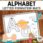 Alphabet Tracing Mat AlphabetWorksheetsFree