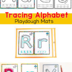 Alphabet Tracing Playdough Mats Fun With Mama