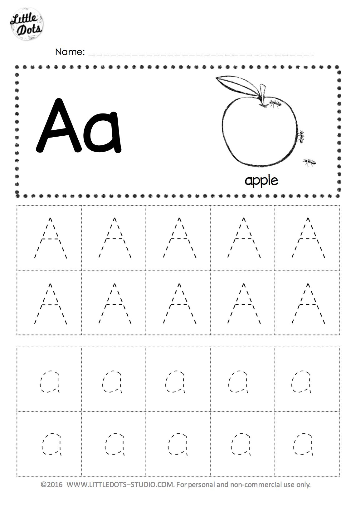 Dot To Dot Letters For Tracing TracingLettersWorksheets