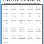 Free Printable Tracing Letters