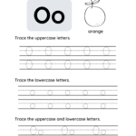Free Tracing Letter O Printable PDF Trace The Letter O