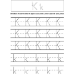 Letter K L Tracing Worksheets Name Tracing Generator Free