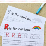 Letter R Tracing Worksheets Mary Martha Mama