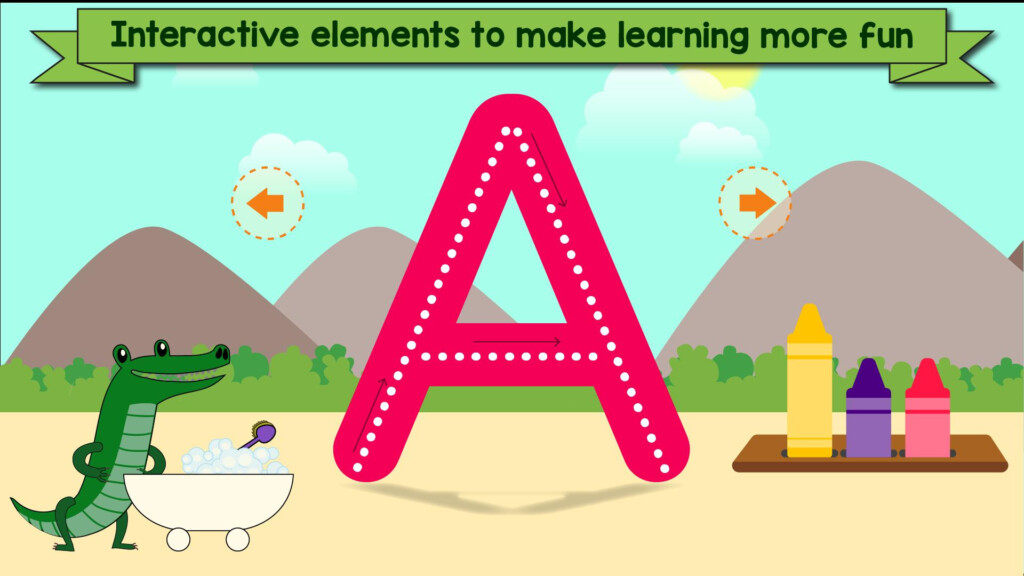 Letter Tracing Interactive AlphabetWorksheetsFree