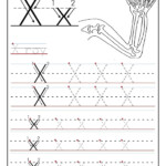 Letter X Tracing Worksheets Preschool Dot To Dot Name Tracing Website