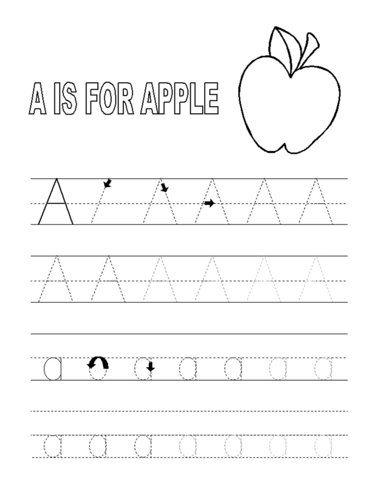 Printable Alphabet Tracing Pages Activity Shelter