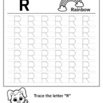 Printable Letter R Tracing Worksheets For Preschool In 2021 Kids