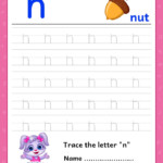 Trace Lowercase Letter 39 n 39 Worksheet For FREE