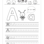 Trace The Letter A Worksheets Activity Shelter