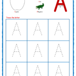 Tracing Letter A Worksheets For Preschool TracingLettersWorksheets