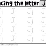 Tracing Letter J Worksheet
