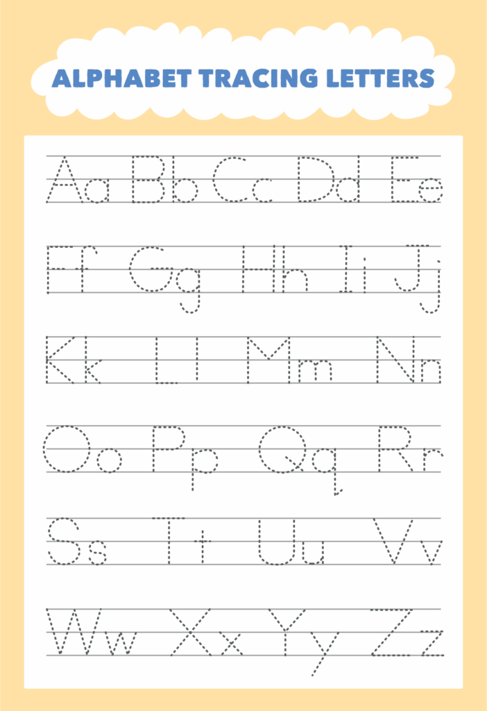 Tracing Letter Printable Worksheets